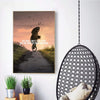 Elephant Limits Clock Canvas