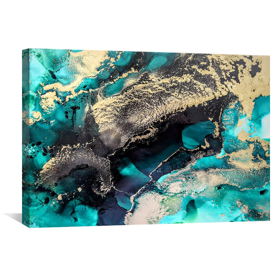 Emerald Beauty Canvas Art Clock Canvas