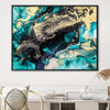 Emerald Beauty Canvas Art 45 x 30cm / Unframed Canvas Print Clock Canvas