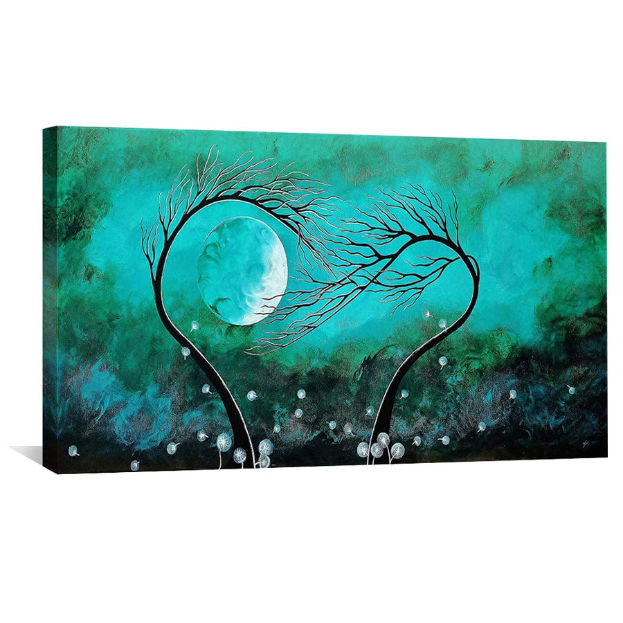 Emerald Dream Canvas Art Clock Canvas