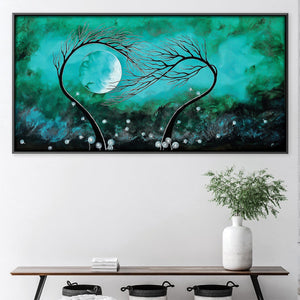 Emerald Dream Canvas Art 50 x 25cm / Unframed Canvas Print Clock Canvas