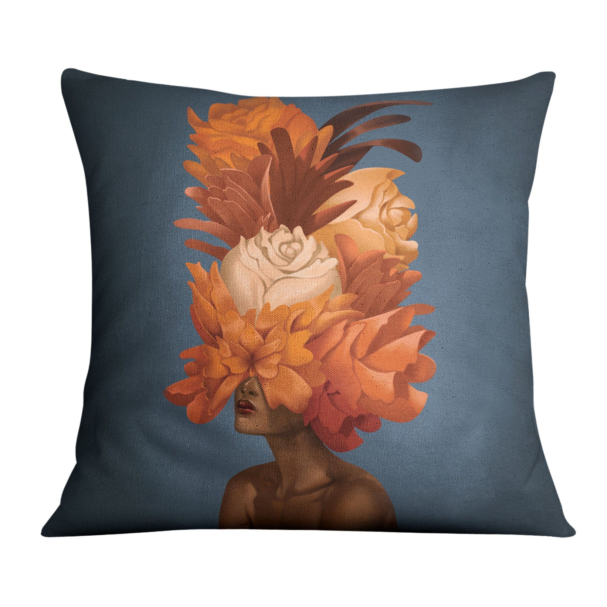 Empowered Woman B Cushion Cushion Cushion Square Clock Canvas