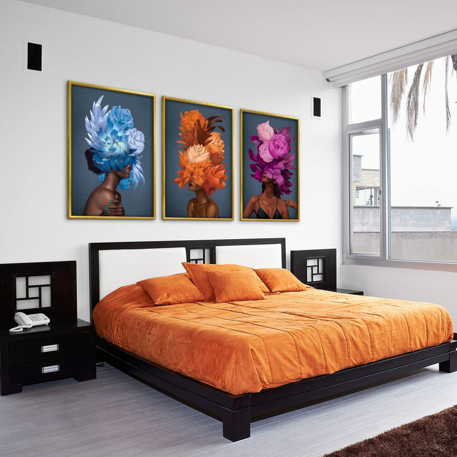 Empowered Woman Canvas Art Clock Canvas