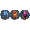 Empowered Woman Canvas - Circle Art Set of 3 / 40 x 40cm / Standard Gallery Wrap Clock Canvas