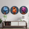 Empowered Woman Canvas - Circle Art Clock Canvas