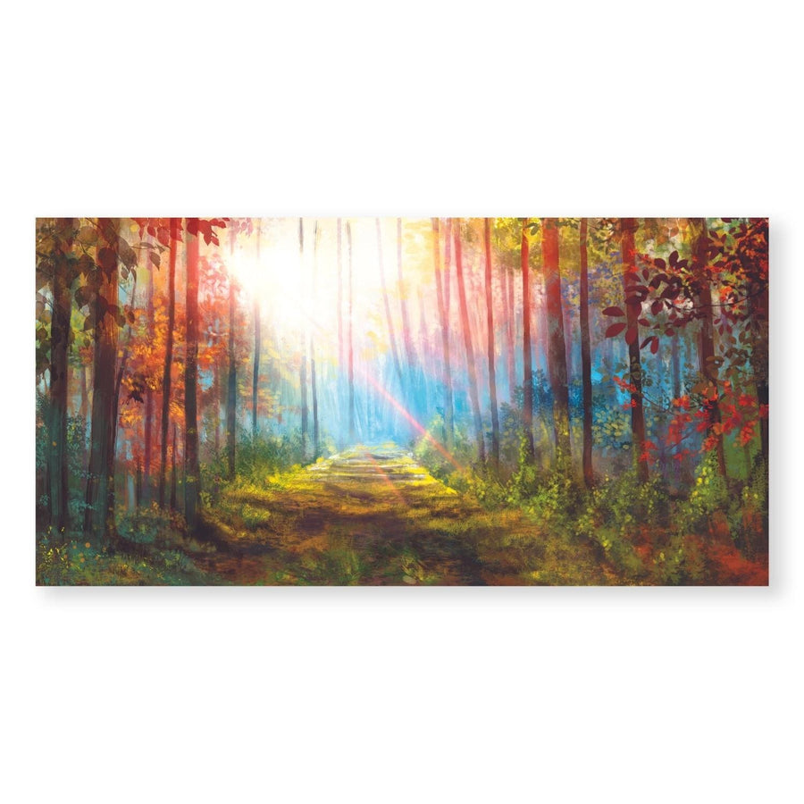 Enchanted Pathway Canvas Art Clock Canvas