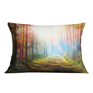 Enchanted Pathway Cushion Cushion 48 x 33cm Clock Canvas