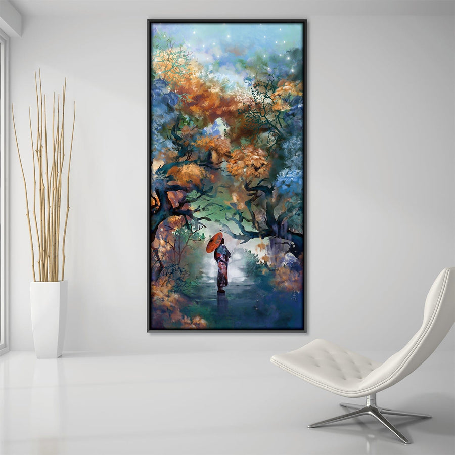 Enchanted Walks Canvas Art Clock Canvas