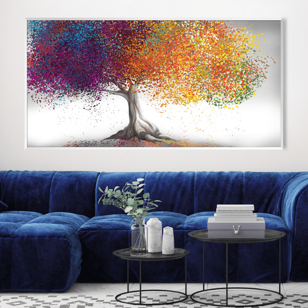 Enchanted Willow Canvas Art Clock Canvas