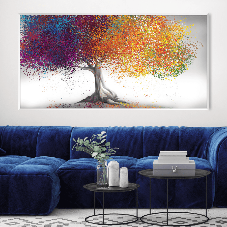 Enchanted Willow Canvas Art Clock Canvas