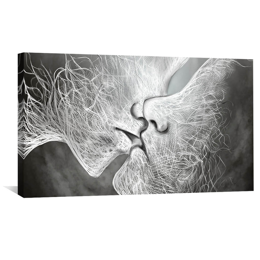 Endless Desire Canvas Art 50 x 25cm / Unframed Canvas Print Clock Canvas