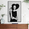EnVogue Woman Canvas Art Clock Canvas