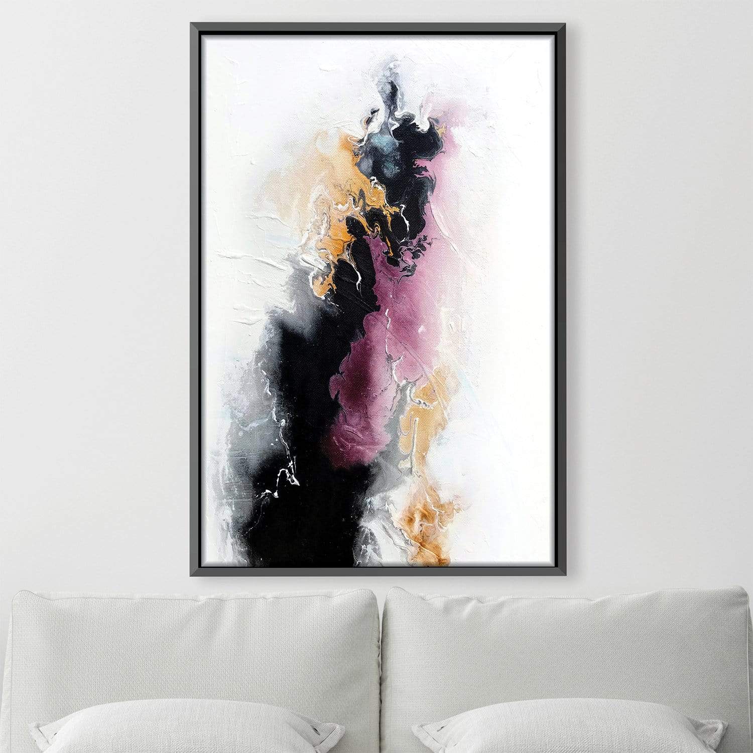 Ephemeral Canvas Art 30 x 45cm / Unframed Canvas Print Clock Canvas