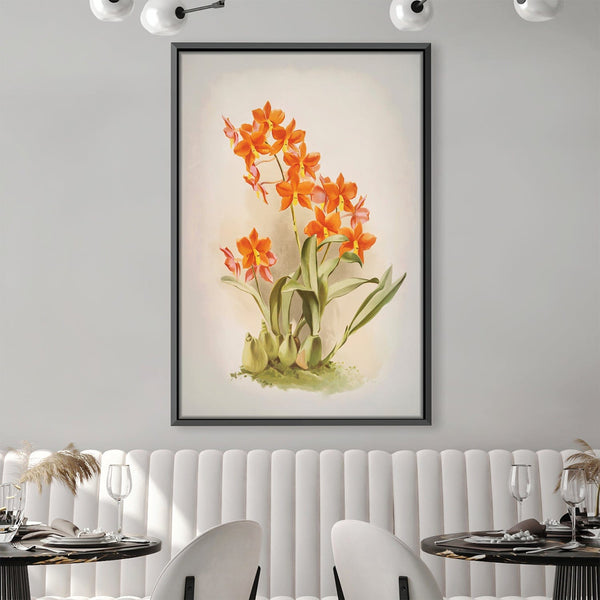 Epidendrum Orchid Canvas Art 30 x 45cm / Unframed Canvas Print Clock Canvas