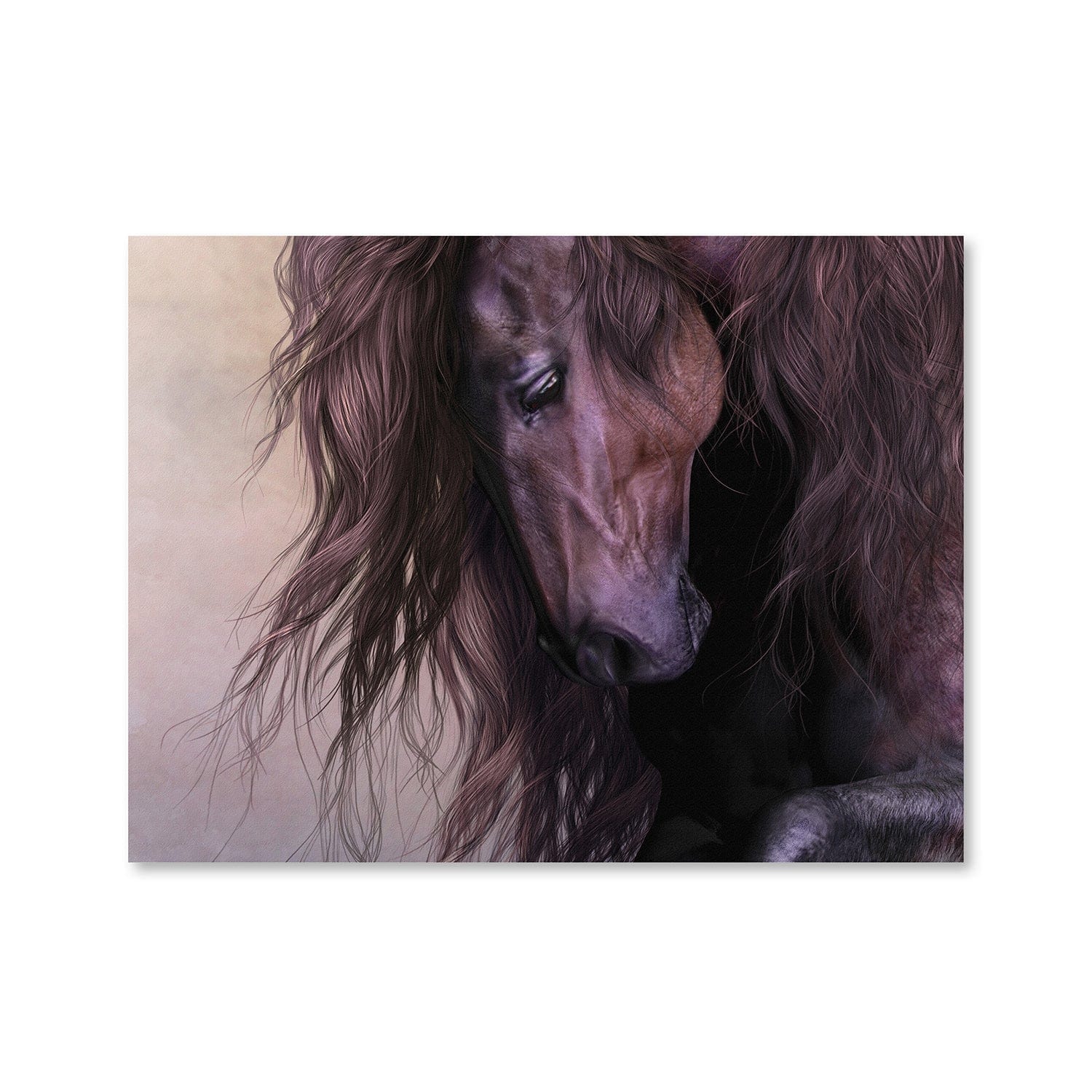 Equus Canvas Art Clock Canvas
