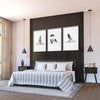 Erased Woman Canvas Art Clock Canvas