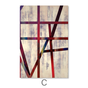 Eternal Divide Canvas Art C / 40 x 60cm / Unframed Canvas Print Clock Canvas