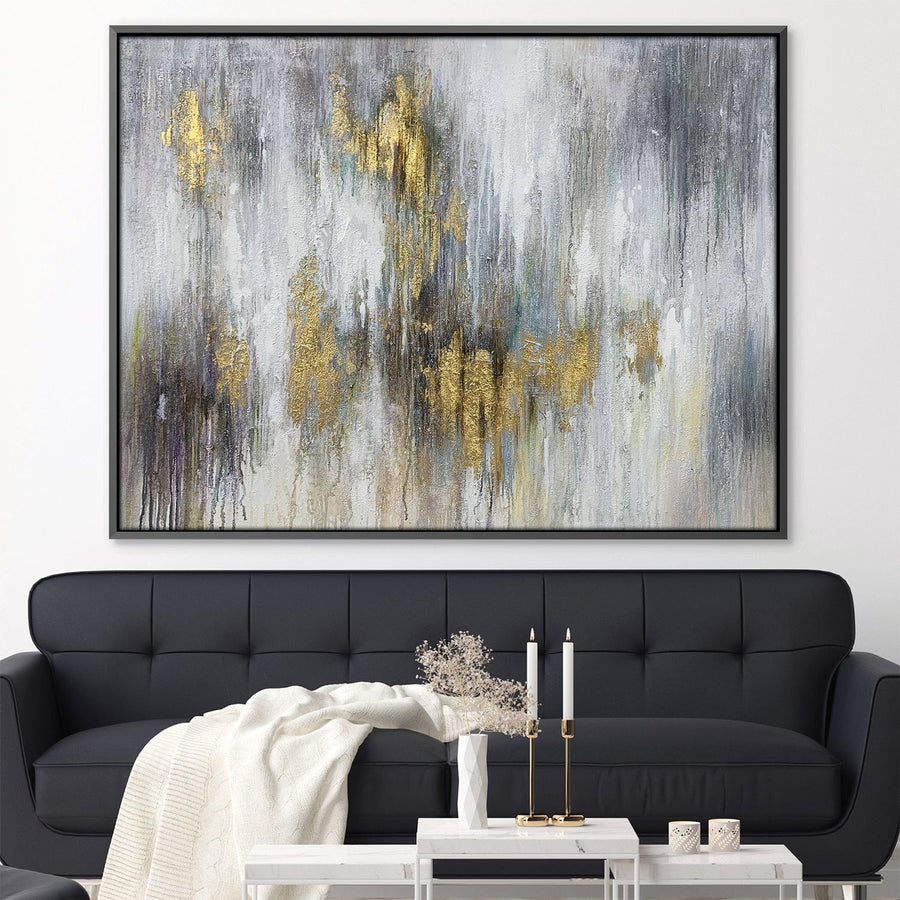 Euphoria Landscape Short Oil Painting Oil 45 x 30cm / Oil Painting Clock Canvas