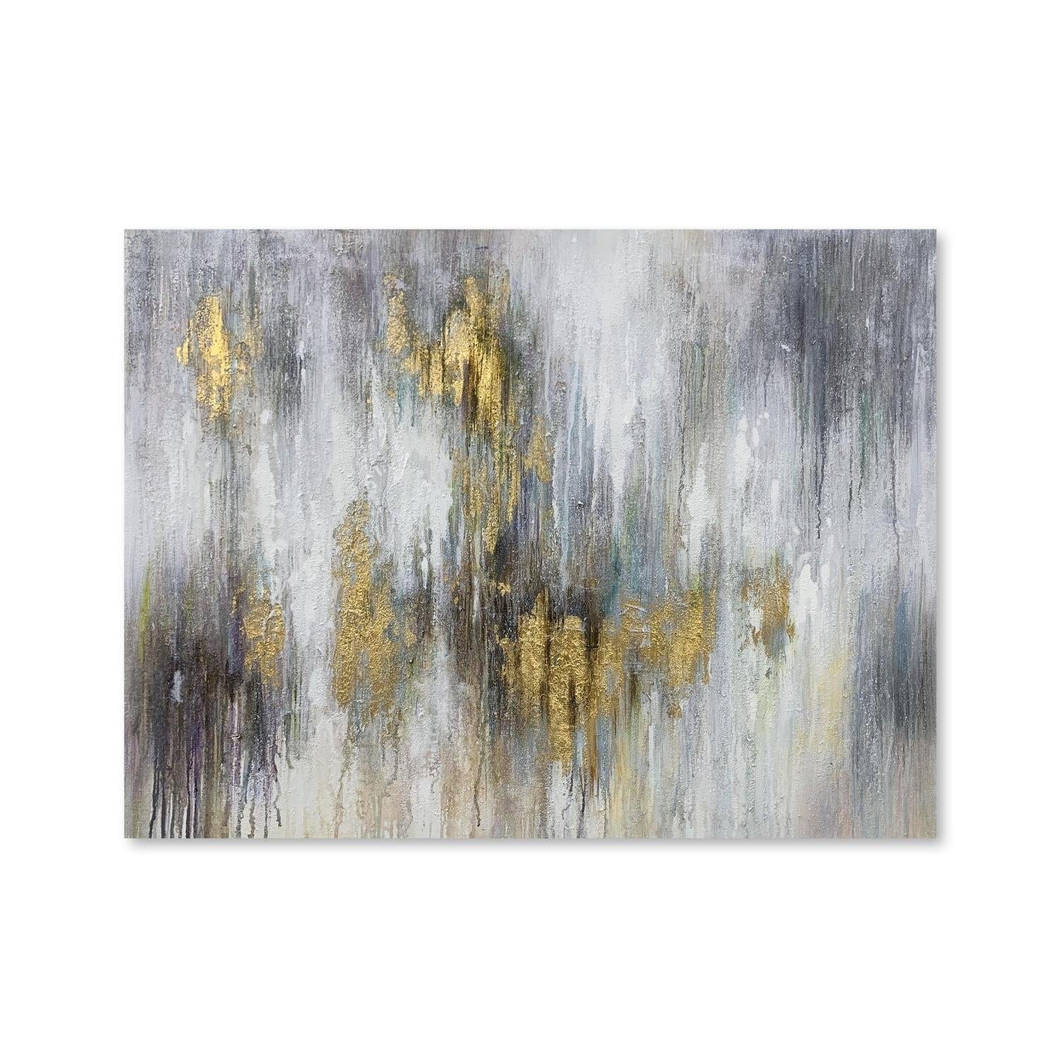 Euphoria Landscape Short Oil Painting Oil Clock Canvas