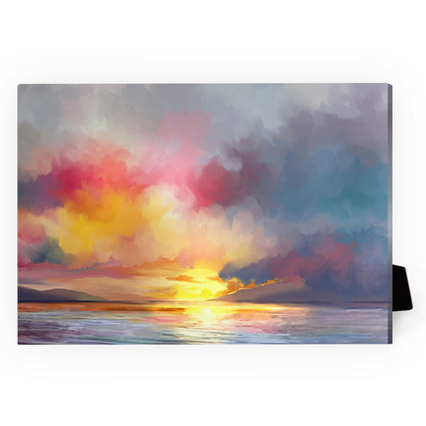 Euphoric Horizon Desktop Canvas Desktop Canvas 18 x 13cm Clock Canvas