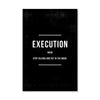 Execution Canvas Art Clock Canvas
