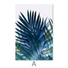 Exotic Leaves Canvas Art A / 40 x 60cm / Unframed Canvas Print Clock Canvas