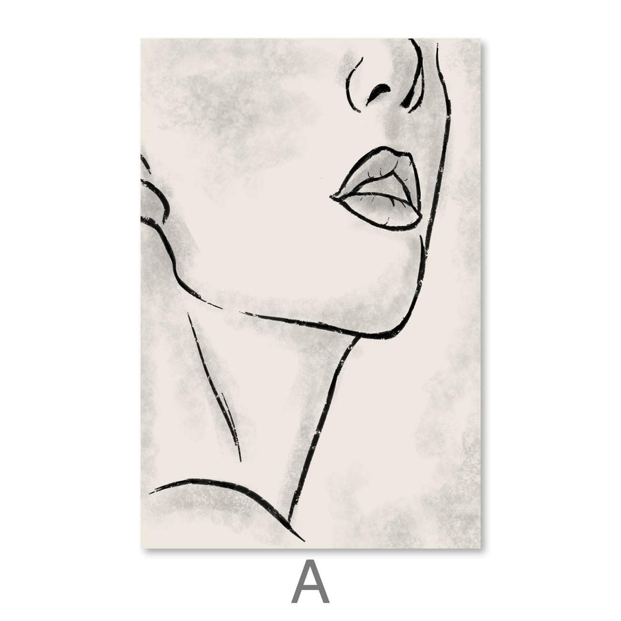 Expressions Canvas Art A / 30 x 45cm / Unframed Canvas Print Clock Canvas