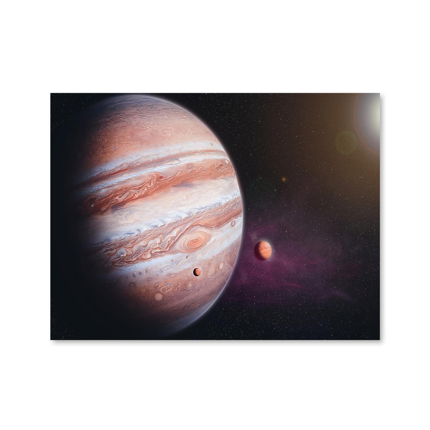 Eye of Jupiter Canvas Art Clock Canvas