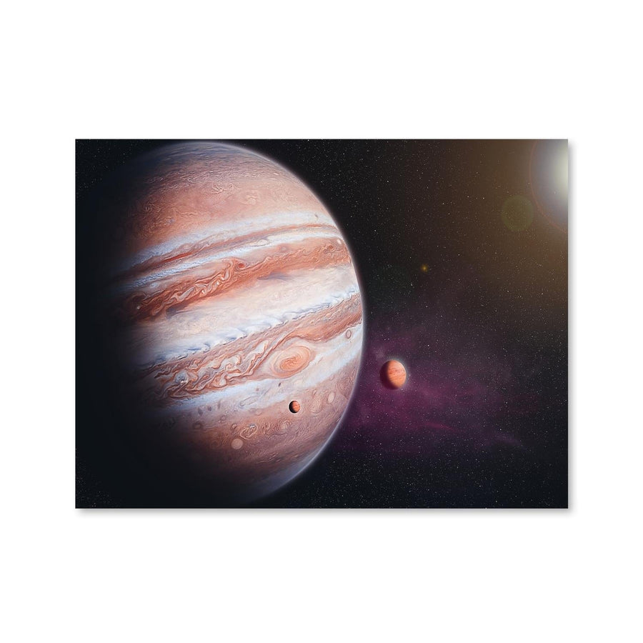 Eye of Jupiter Canvas Art Clock Canvas