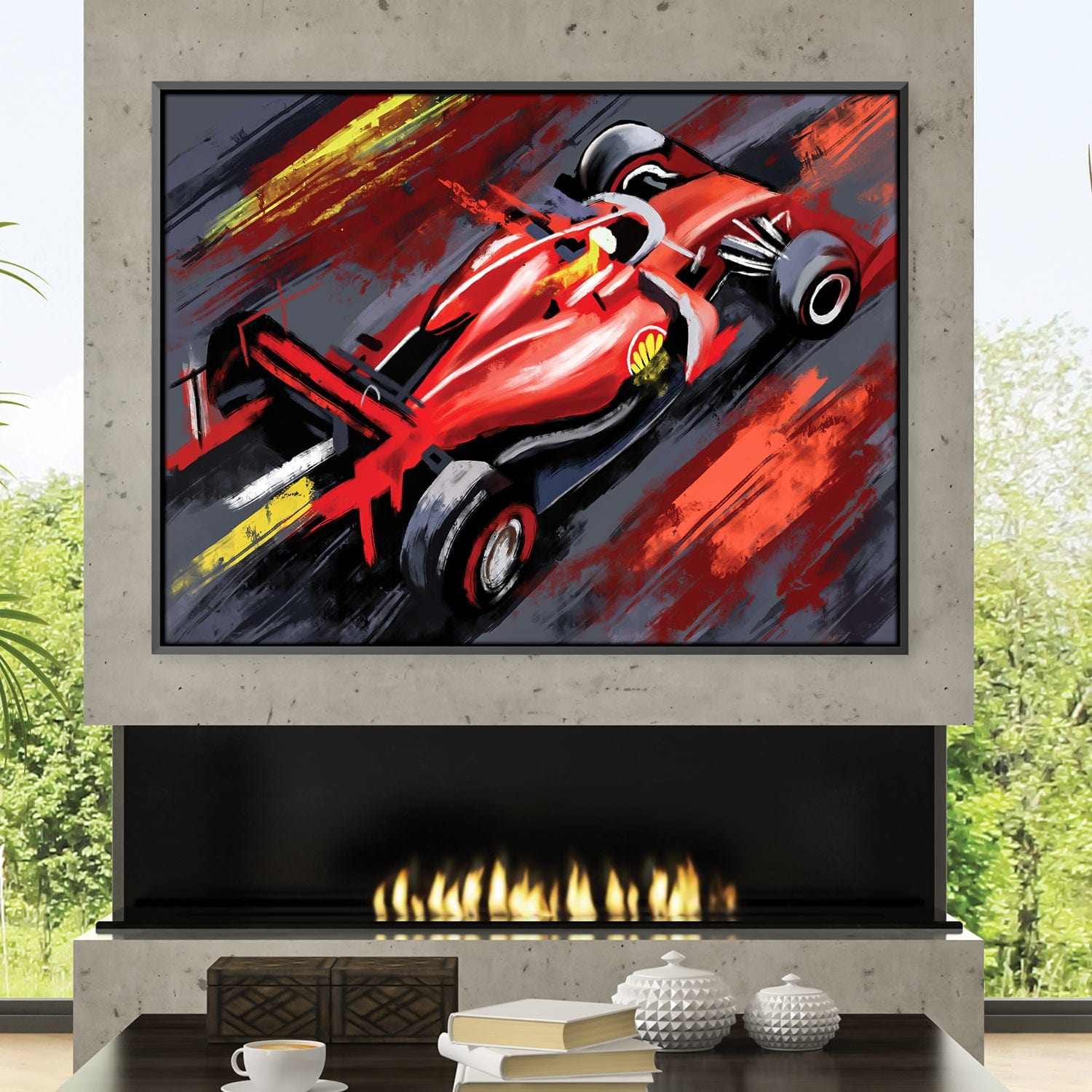 F1 Brush Strokes Canvas product thumbnail