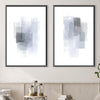 Faded Violet Canvas Art Clock Canvas