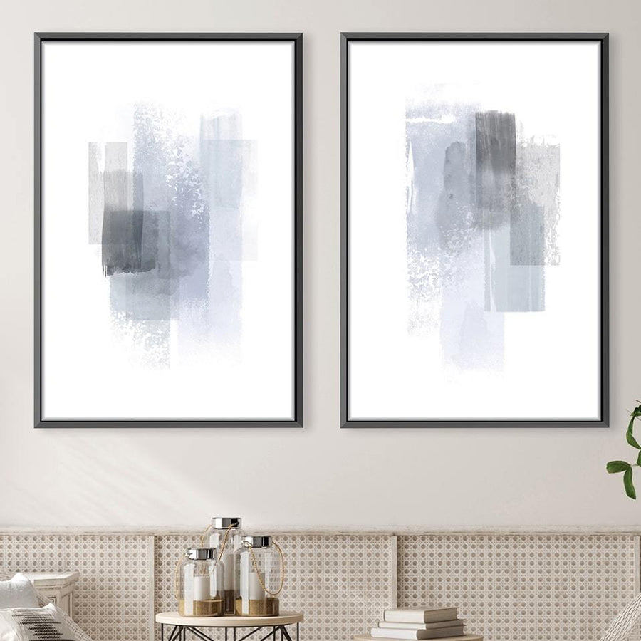 Faded Violet Canvas Art Clock Canvas