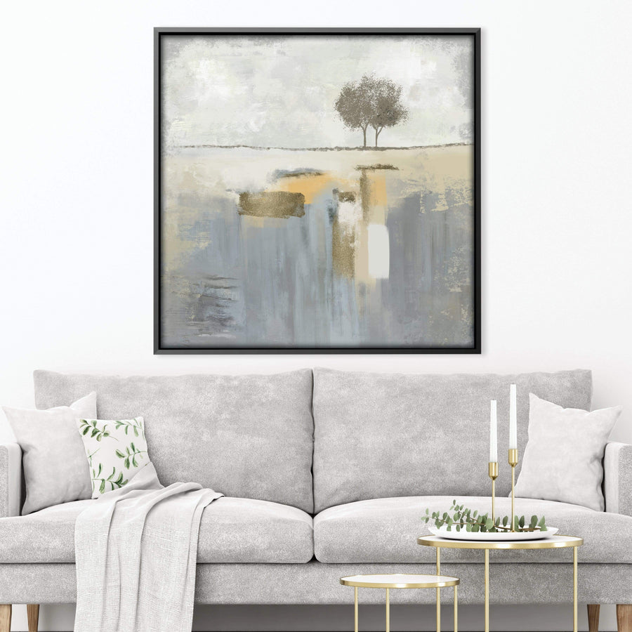 Fading Ground Canvas Art Clock Canvas