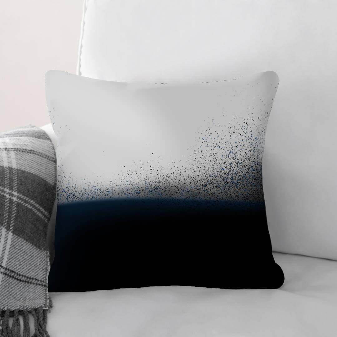 Fading Noir Cushion Cushion 45 x 45cm Clock Canvas
