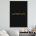 Failure Canvas Art Clock Canvas