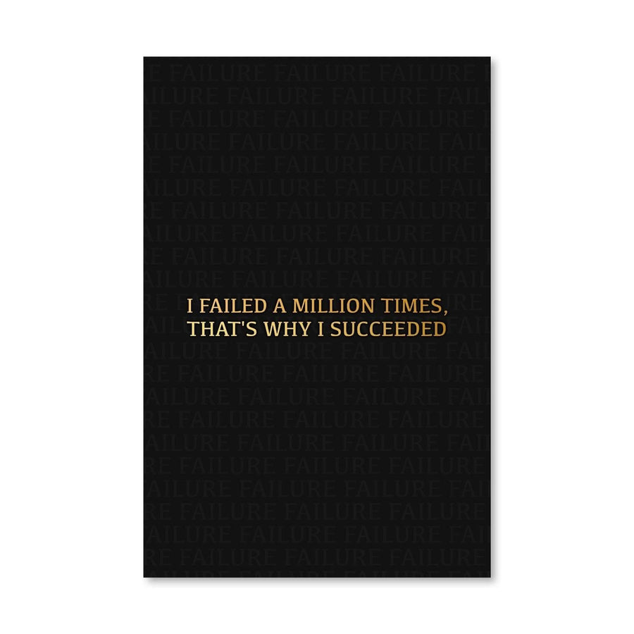 Failure Canvas Art Clock Canvas