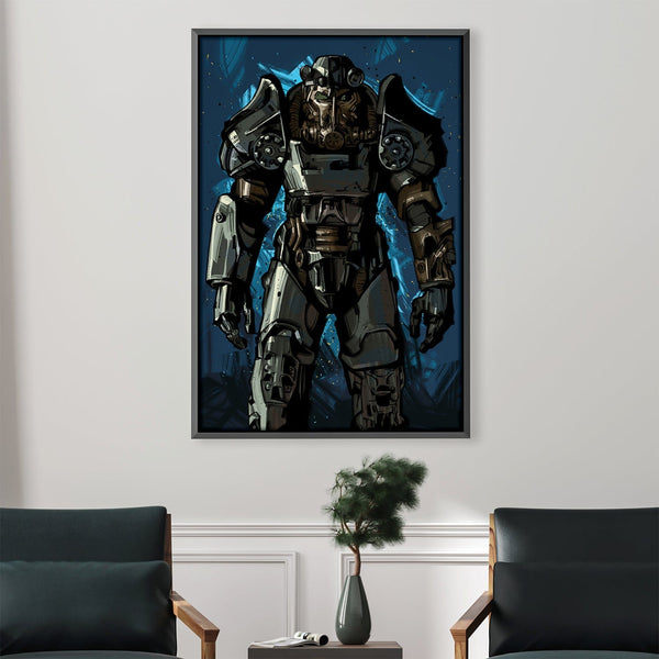 Fallout 1 Canvas Art Clock Canvas