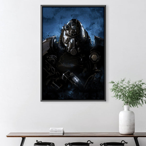 Fallout Armor Canvas Art Clock Canvas