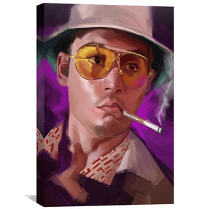 Fear and Loathing 1 Canvas Art Clock Canvas