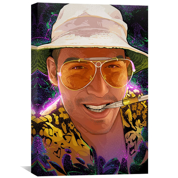 Fear and Loathing 2 Canvas Art Clock Canvas