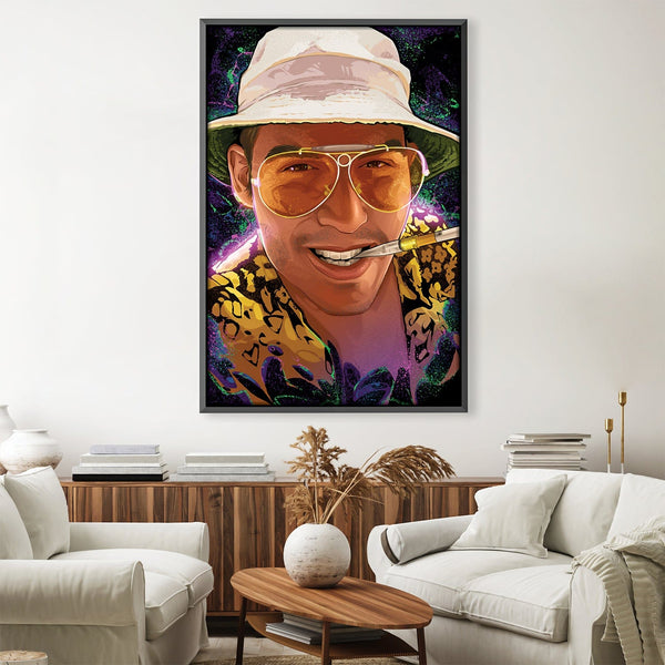 Fear and Loathing 2 Canvas Art Clock Canvas