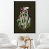 Feathered Raven Dark Canvas Art 30 x 45cm / Unframed Canvas Print Clock Canvas