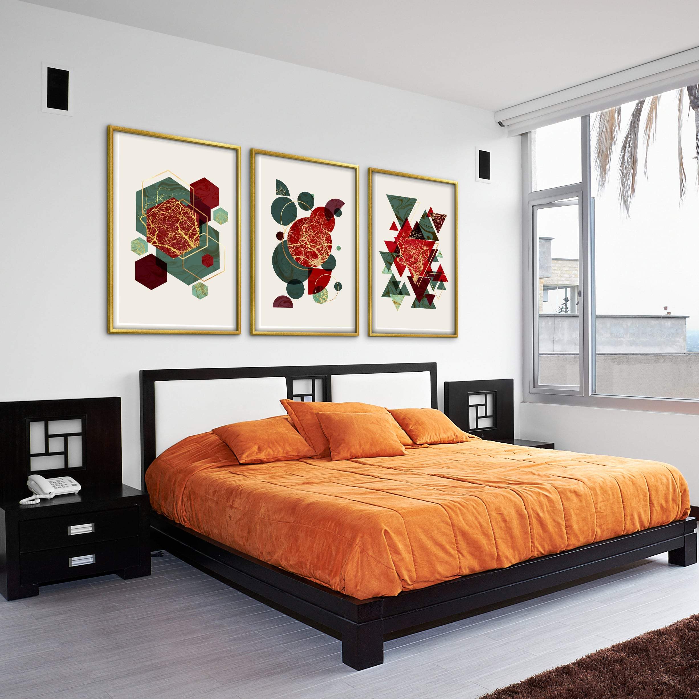 Festive Motif Canvas Art Clock Canvas