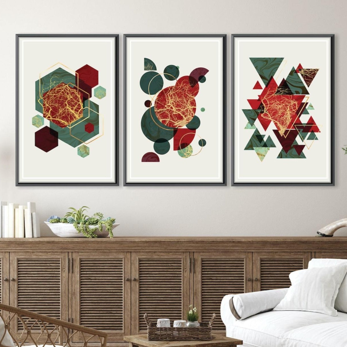 Festive Motif Canvas Art Clock Canvas