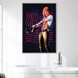 Fifth Element Canvas Art 30 x 45cm / Unframed Canvas Print Clock Canvas