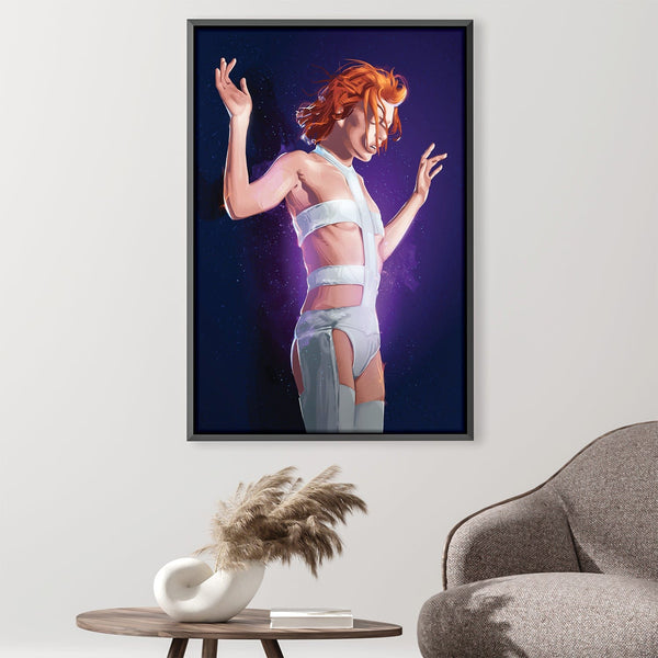 Fifth Element Leeloo Canvas Art 30 x 45cm / Unframed Canvas Print Clock Canvas