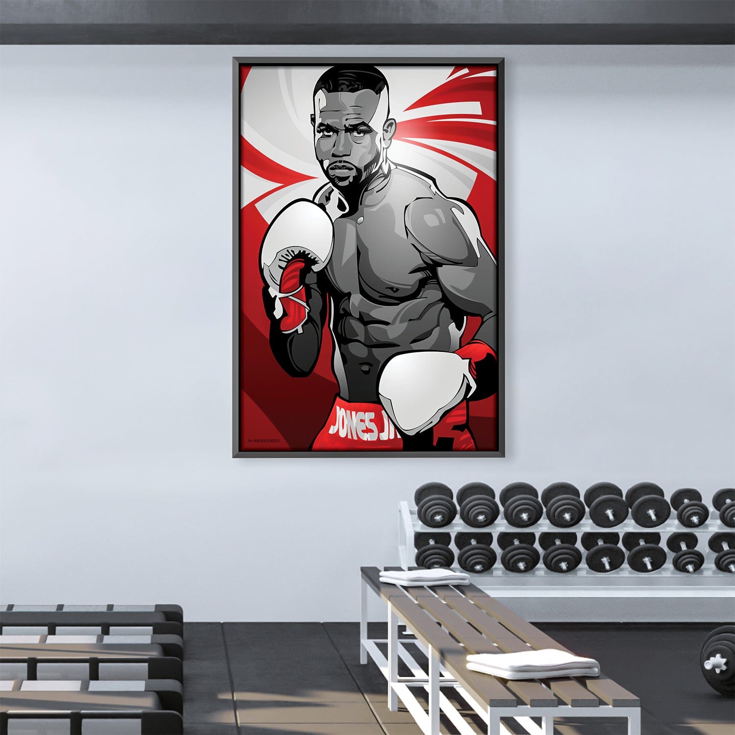 Fighter Roy Jones Jr Canvas product thumbnail