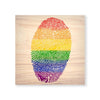 Fingerprint of Love Canvas Art Clock Canvas