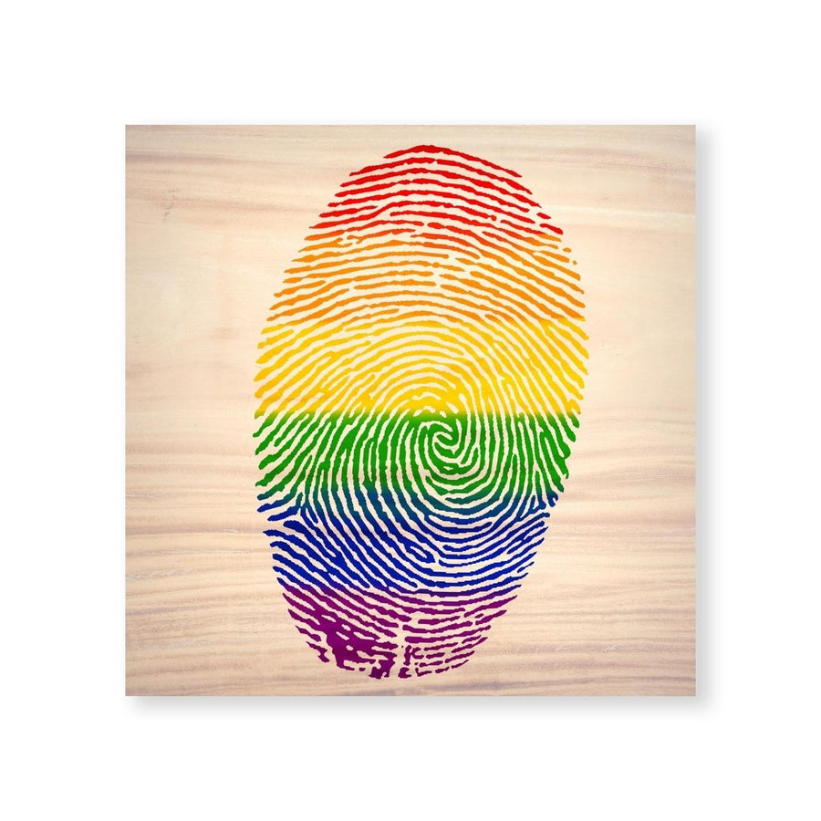 Fingerprint of Love Canvas Art Clock Canvas