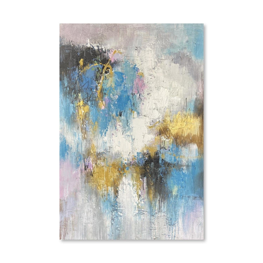 Finished Emotion Oil Painting Oil Clock Canvas